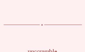 charity unscramble